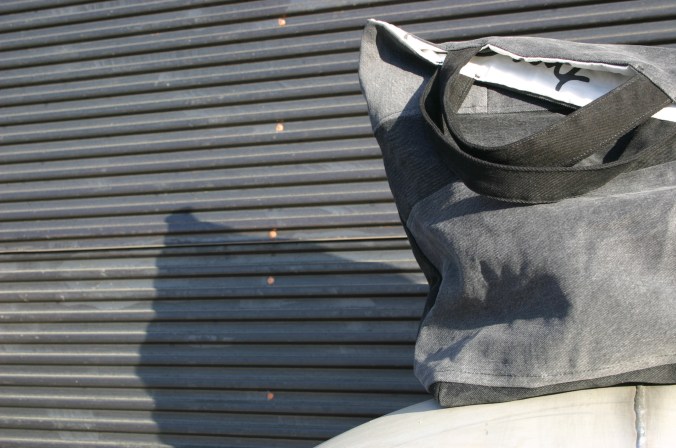 diy denim bag with quilt technique