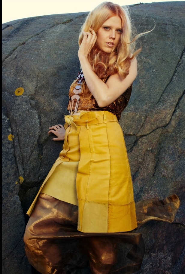 Intercoiffure Finland photoshoot "Fjord", acc. and clothes by Susanoo