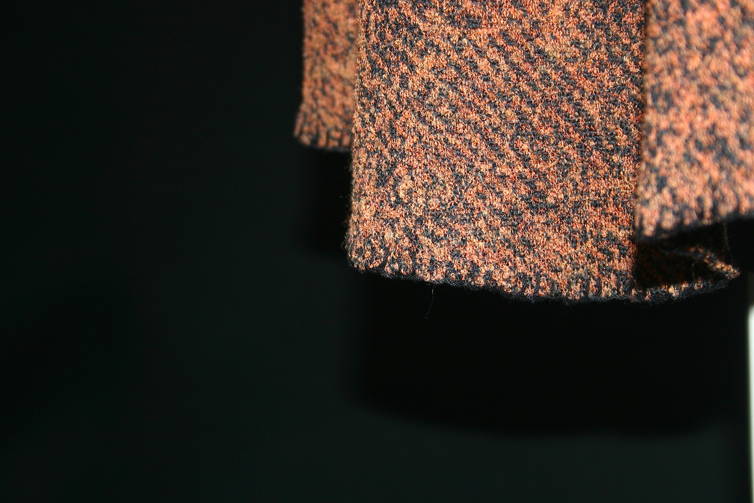 hand stitched decorations on the long cardigan